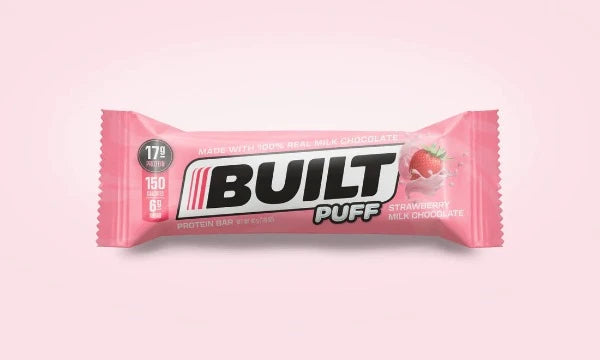 Built - Strawberry Milk Chocolate Puff - 1 Bar