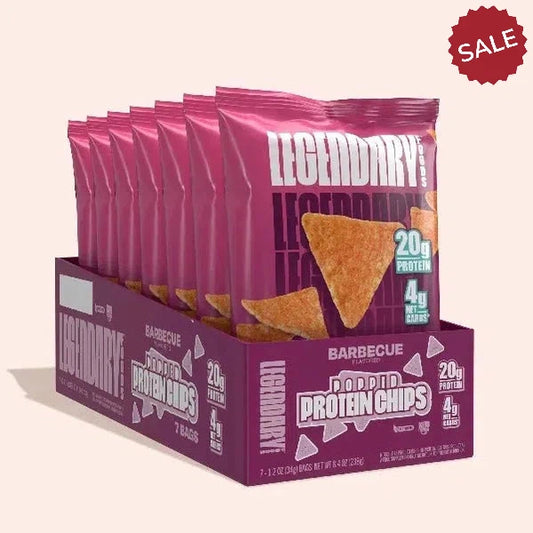 Legendary Foods - Popped Protein Chips - Barbecue - 7 Pack