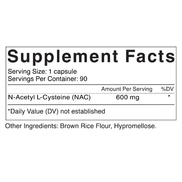 Celebrate Vitamins - NAC ( N-Acetyl Cysteine - 600MG) - 90 Capsules