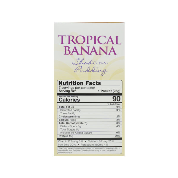 ProteinWise - Tropical Banana Protein Shake or Pudding - 7/Box