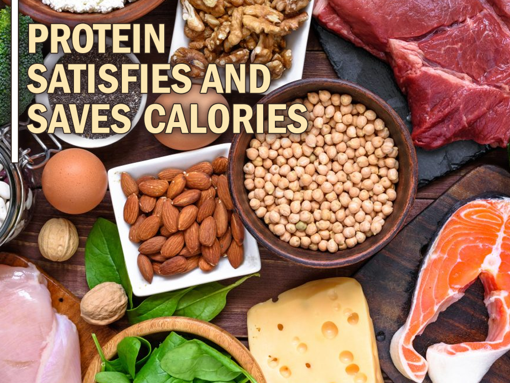 Protein Satisfies and Saves Calories