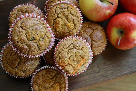 Apple Cinnamon Oatmeal Muffins