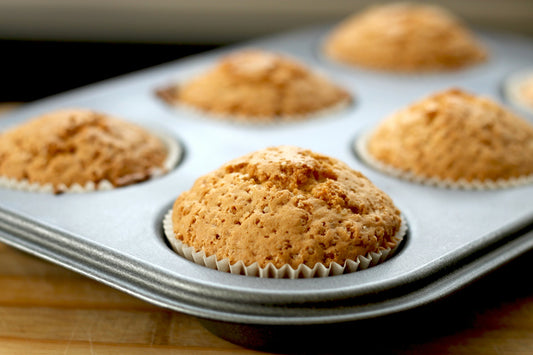 Peach Cobbler Muffins