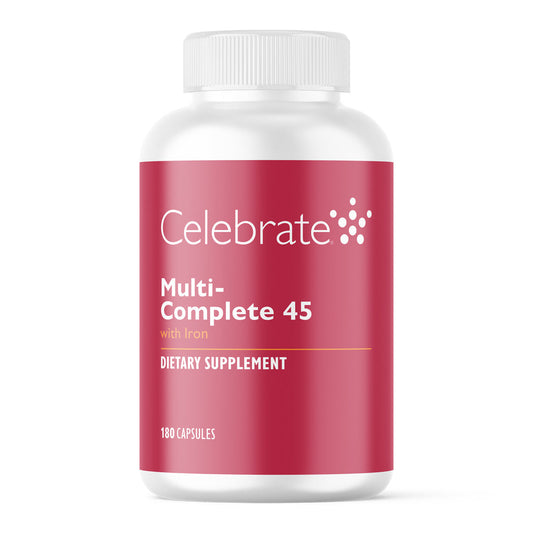 Celebrate - MultiVitamin Complete 45 - Multivitamin with Iron - 180 Capsules