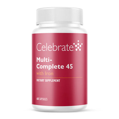 Celebrate - MultiVitamin Complete 45 - Multivitamin with Iron - 180 Capsules