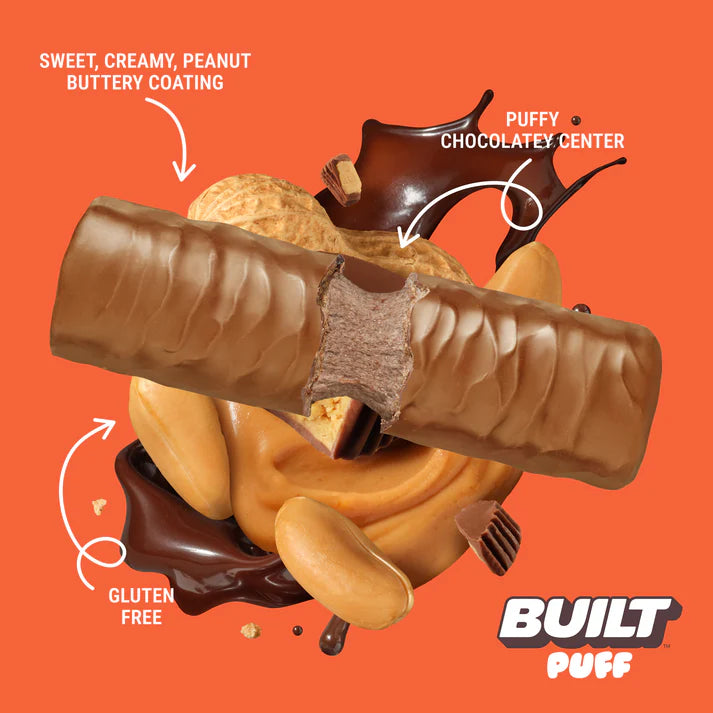 Built High Protein Puff - Peanut Butter Cup - 12/Box
