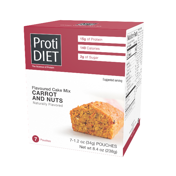 Protidiet - Carrot and Nuts Cake Mix - 7/Box