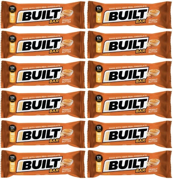 Built High Protein Bar - Peanut Butter - 12 Bars