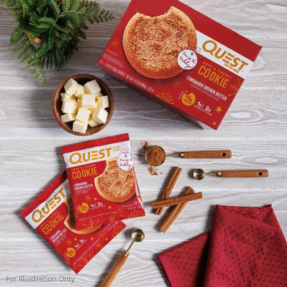 Quest - High Protein Cinnamon Brown Butter Cookie - 12/Box