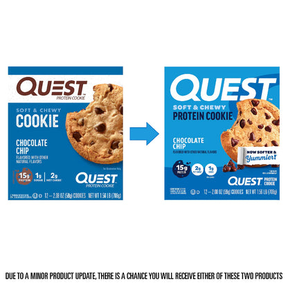 Quest - High Protein Chocolate Chip Cookie - 12/Box