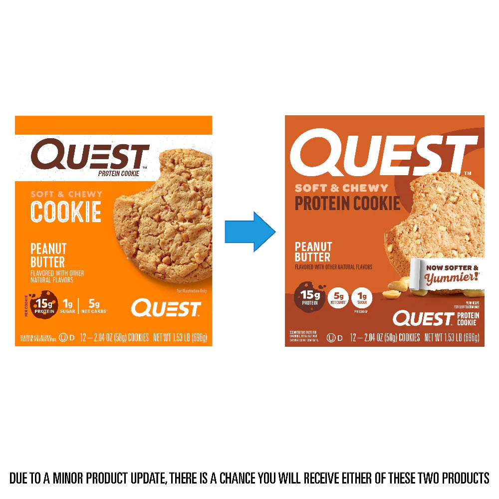 Quest - High Protein Peanut Butter Cookie - 12/Box