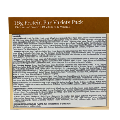 ProteinWise - Variety Pack Nutrition Bar - 7/Box