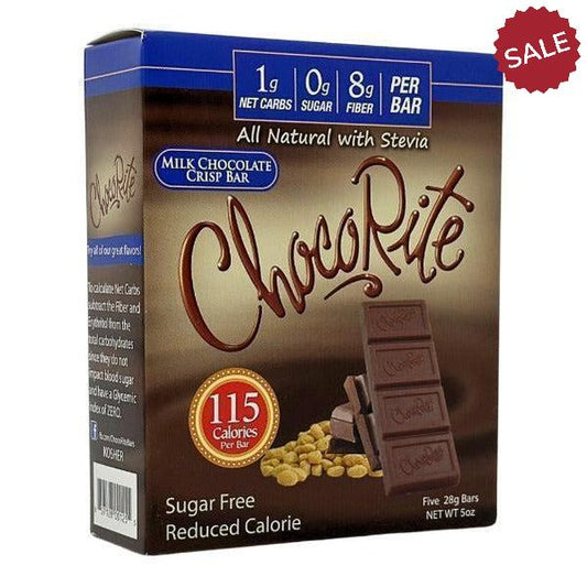 HealthSmart ChocoRite Milk Chocolate Crisp Bar - 5 Bars
