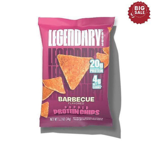 Legendary Foods - Popped Protein Chips - Barbecue - 1 Bag