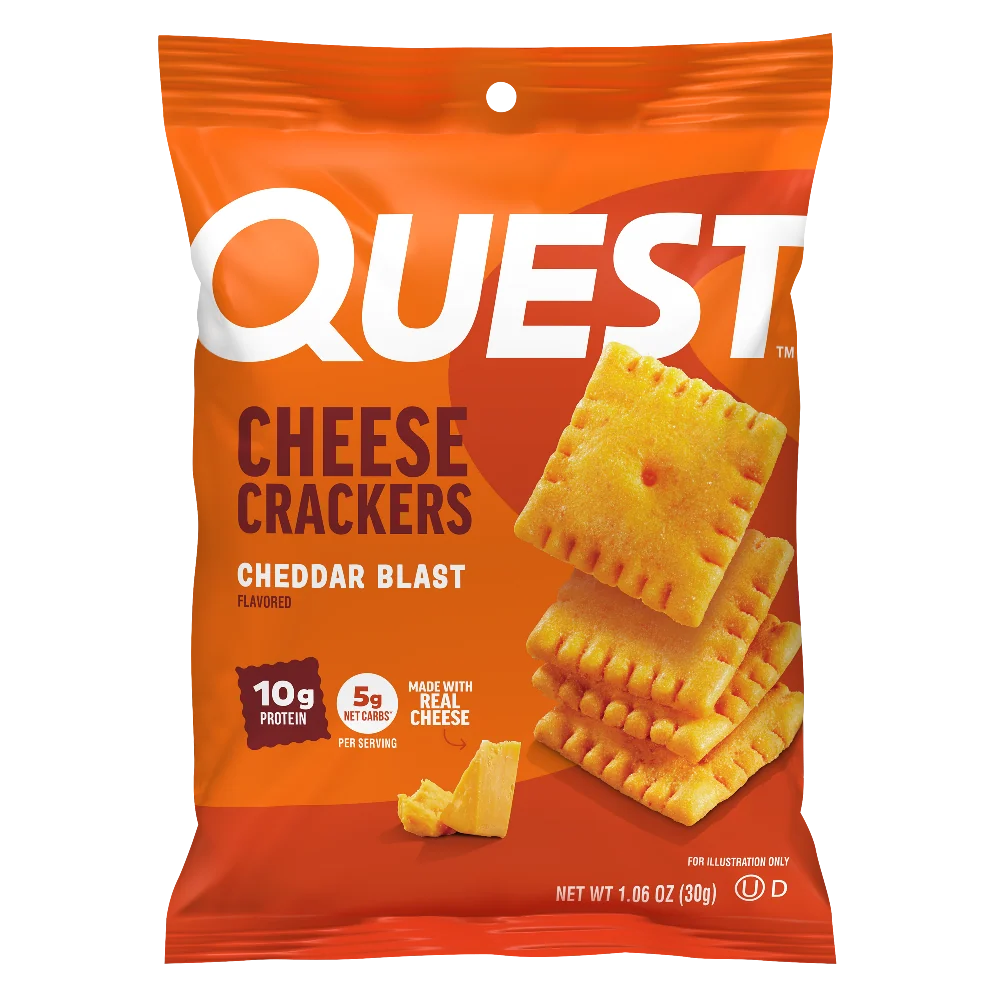 Quest - Cheese Crackers - Cheddar Blast - 6/Box