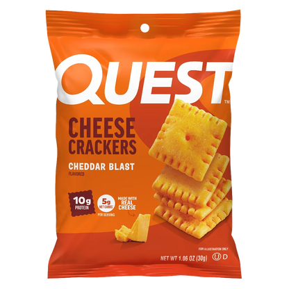 Quest - Cheese Crackers - Cheddar Blast - 6/Box