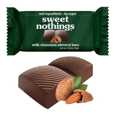 HealthSmart - Sweet Nothings - Milk Chocolate Almond Bars - Pouches