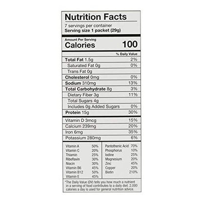 ProteinWise - Chocolate Salted Caramel Meal Replacement Shake or Pudding - 100 Calorie - 7/Box