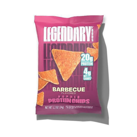 Legendary Foods - Popped Protein Chips - Barbecue - 1 Bag