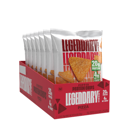 Legendary Foods - Popped Protein Chips - Pizza - 7 Pack