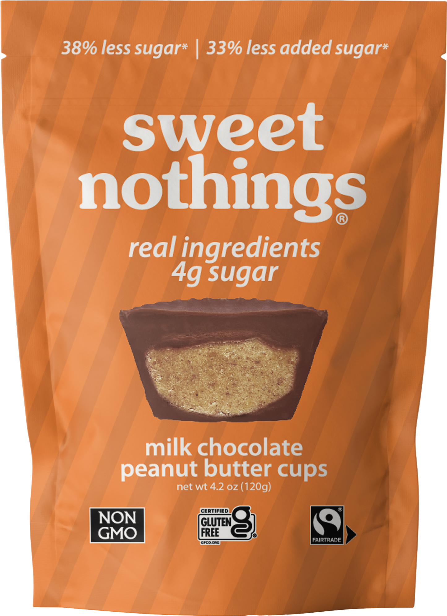 HealthSmart - Sweet Nothings - Milk Chocolate Peanut Butter Cups - Pouches