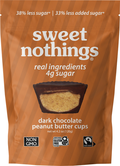 HealthSmart - Sweet Nothings - Dark Chocolate Peanut Butter Cups - Pouches