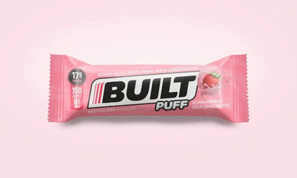 Built High Protein Puff - Strawberry Milk Chocolate - 12/Box