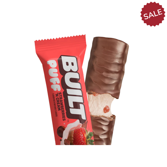 Built High Protein Puff - Strawberries 'N Cream - 1 Bar