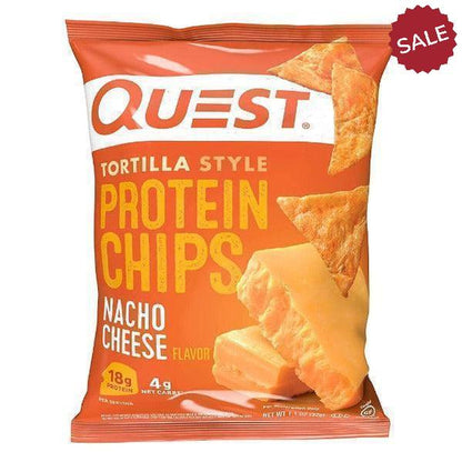 Quest Protein Tortilla Chips - Nacho Cheese - Single Bag