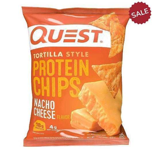 Quest Protein Tortilla Chips - Nacho Cheese - Single Bag