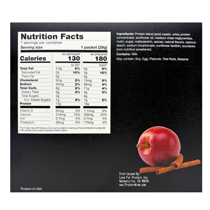 ProteinWise - Apple Cinnamon Hoops Breakfast Cereal - 7/Box