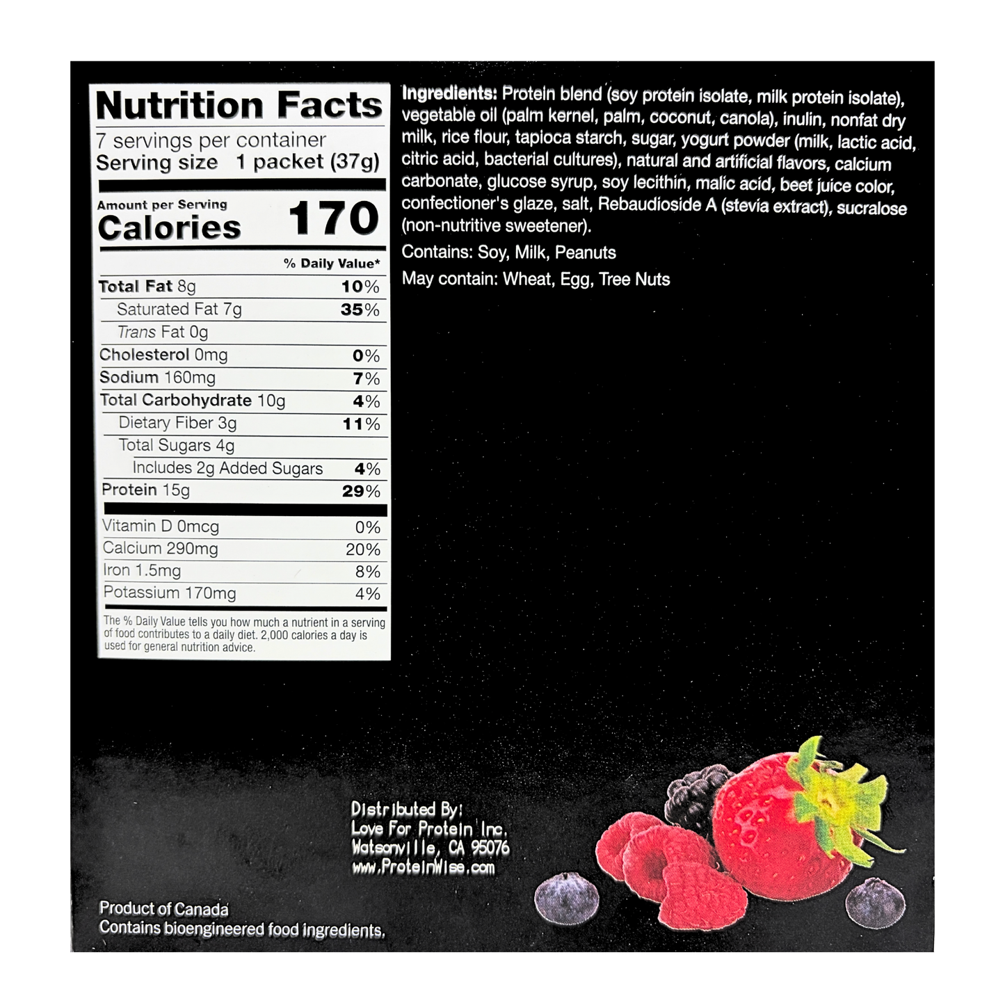 ProteinWise - Berry Coated Soy Snacks - 7/Box