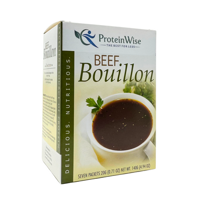 ProteinWise - Beef Bouillon Protein Soup - 7/Box