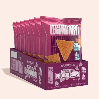 Legendary Foods - Popped Protein Chips - Barbecue - 7 Pack