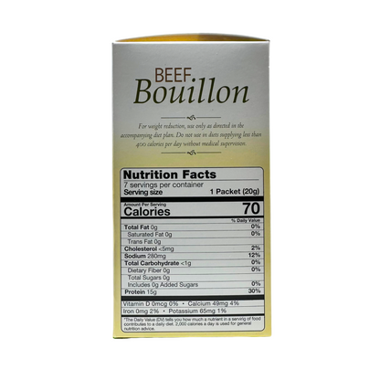 ProteinWise - Beef Bouillon Protein Soup - 7/Box