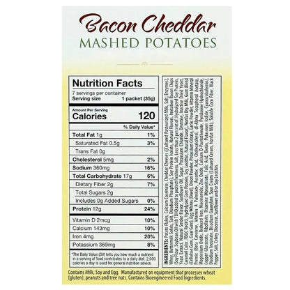 Proteinwise - Bacon Cheddar Mashed Potatoes - 7/Box