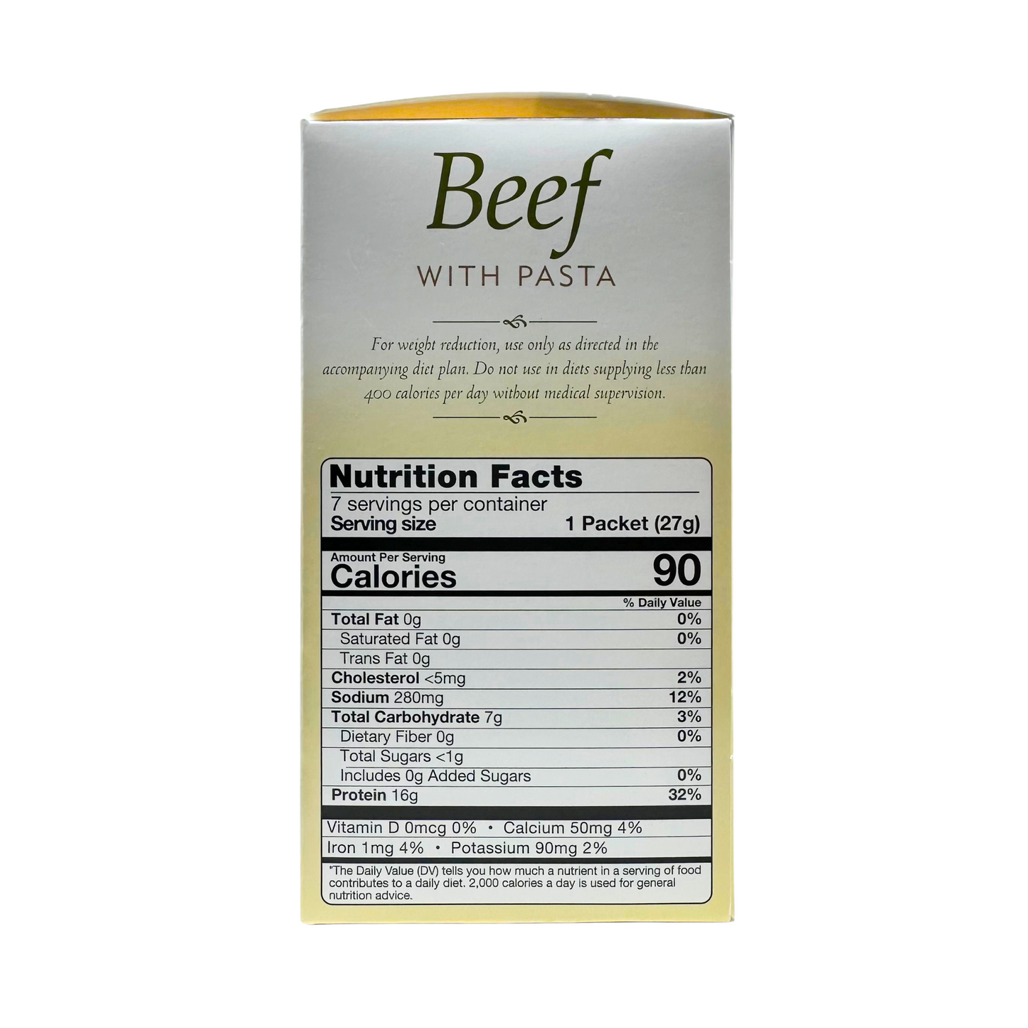 ProteinWise - Beef with Pasta Protein Soup - 7/Box