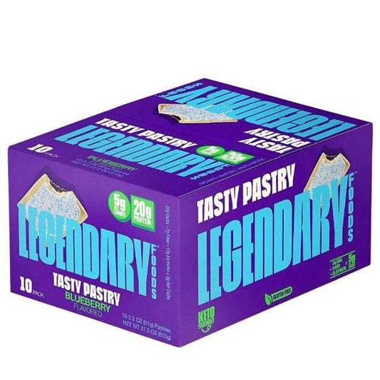 Legendary Foods - Blueberry - Tasty Pastry - 10 Pack
