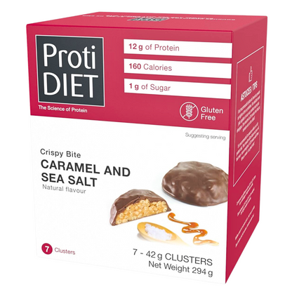 ProtiDiet - Caramel & Sea Salt Crispy Bites - 7 Bites