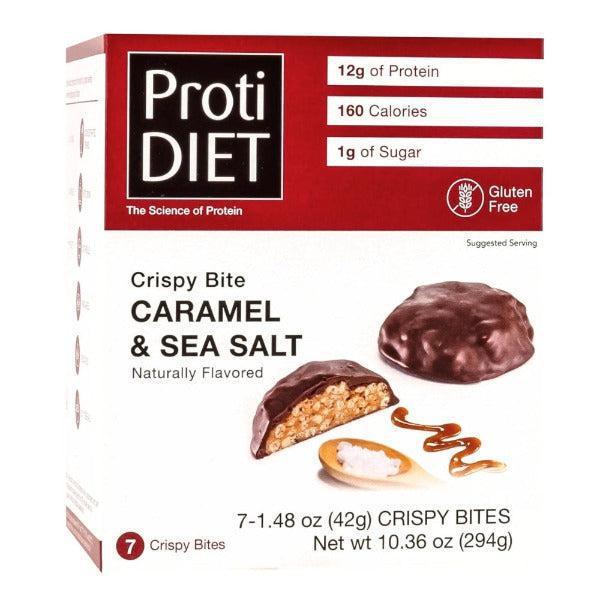 ProtiDiet - Caramel & Sea Salt Crispy Bites - 7 Bites