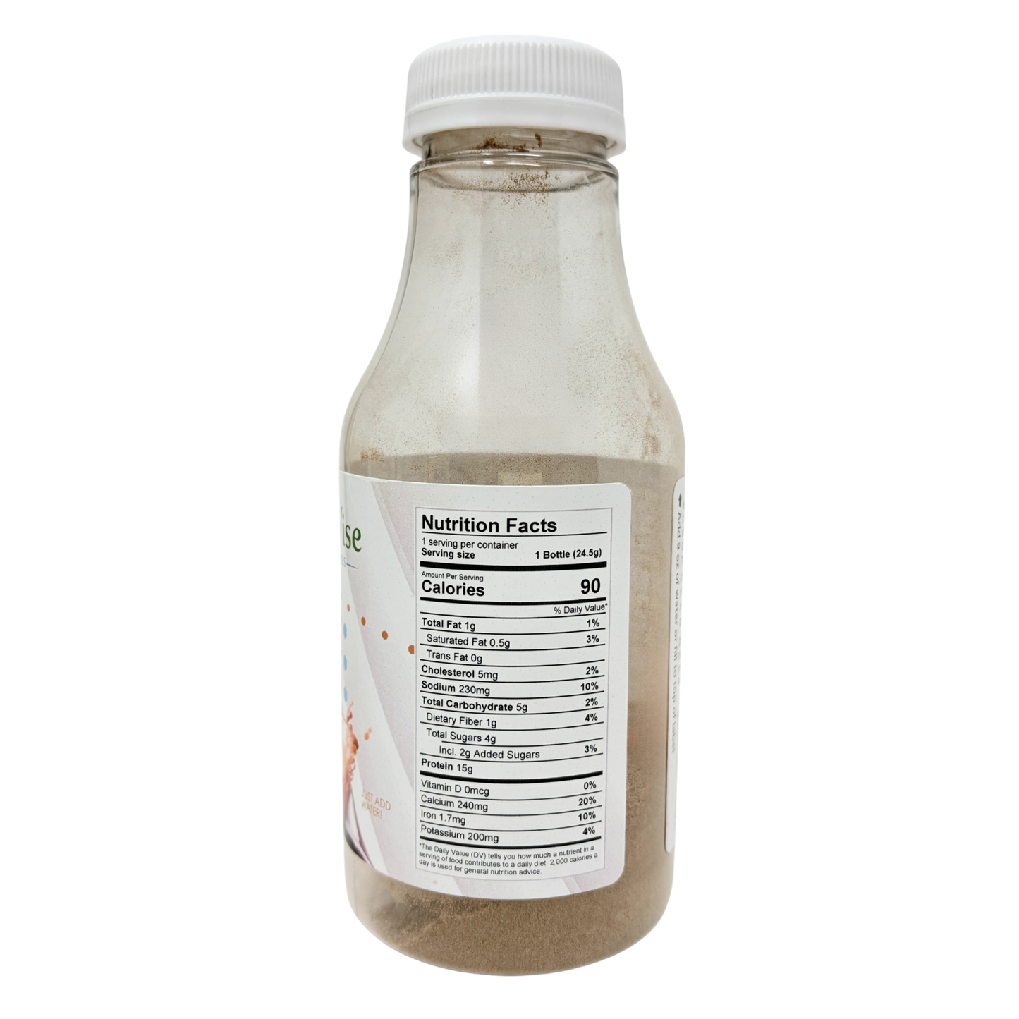 ProteinWise - Instant Protein Drink - Chocolate - Single Bottle