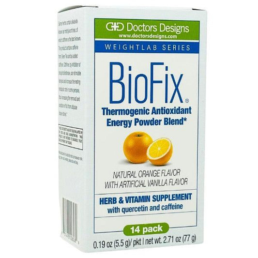 Doctors Designs - BioFix Thermogenic Antioxidant Energy Drink Mix - Orange - 14/Box
