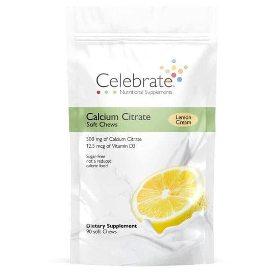Celebrate - Calcium Soft Chew - Lemon Cream -  500mg - 90 Count