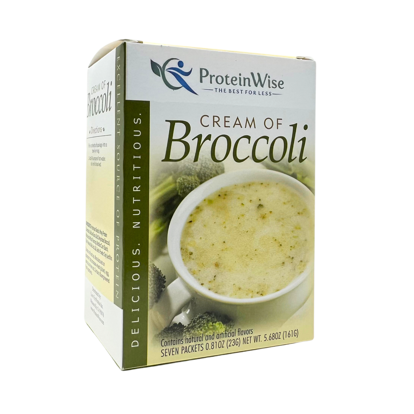 ProteinWise - Cream of Broccoli Protein Soup - 7/Box