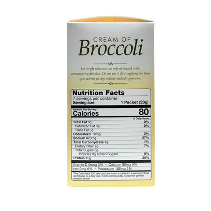 ProteinWise - Cream of Broccoli Protein Soup - 7/Box