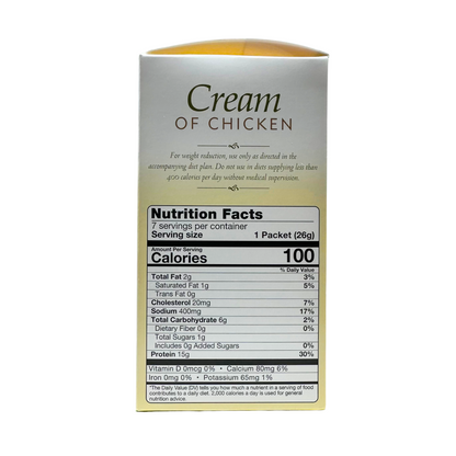 ProteinWise - Cream of Chicken Protein Soup - 7/Box