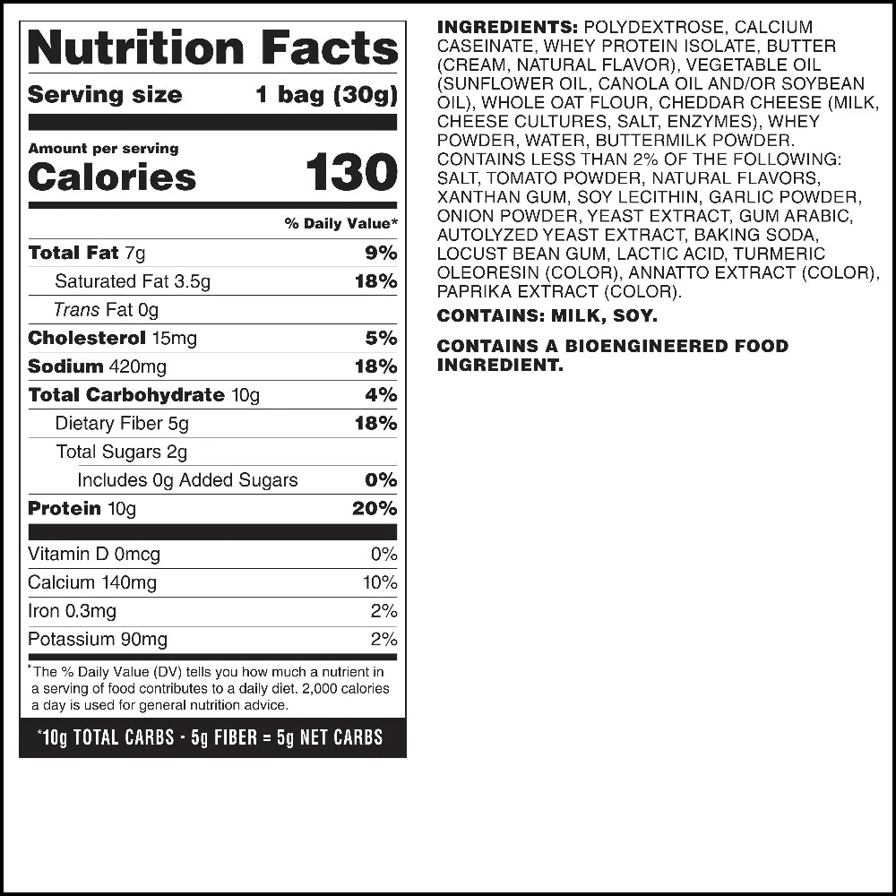 Quest - Cheese Crackers - Cheddar Blast - 6/Box