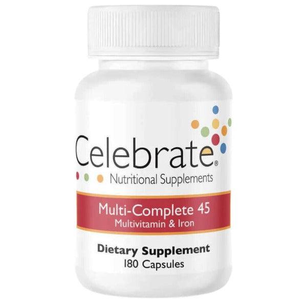 Celebrate - MultiVitamin Complete 45 - Multivitamin with Iron - 180 Capsules