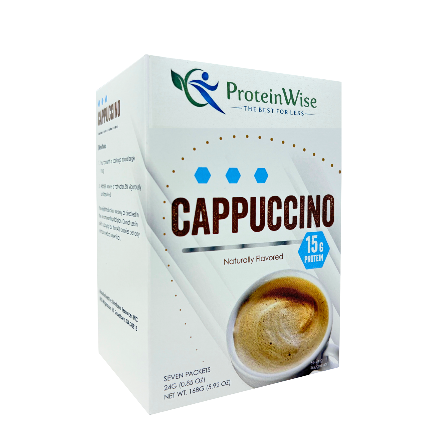ProteinWise - Classic Cappuccino Protein Drink - 7/Box