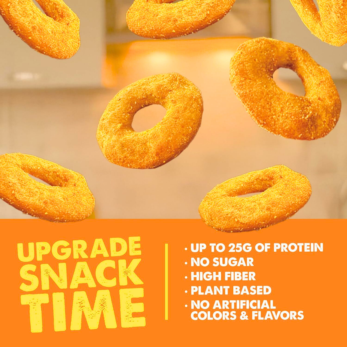 Crisp Power Protein Pretzels - Cheddar - 6 Bags